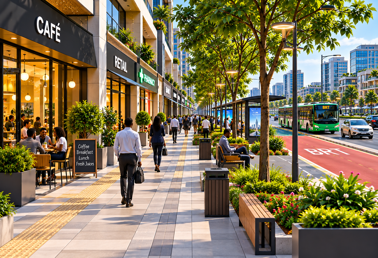 Sidewalks & Pedestrian Movement