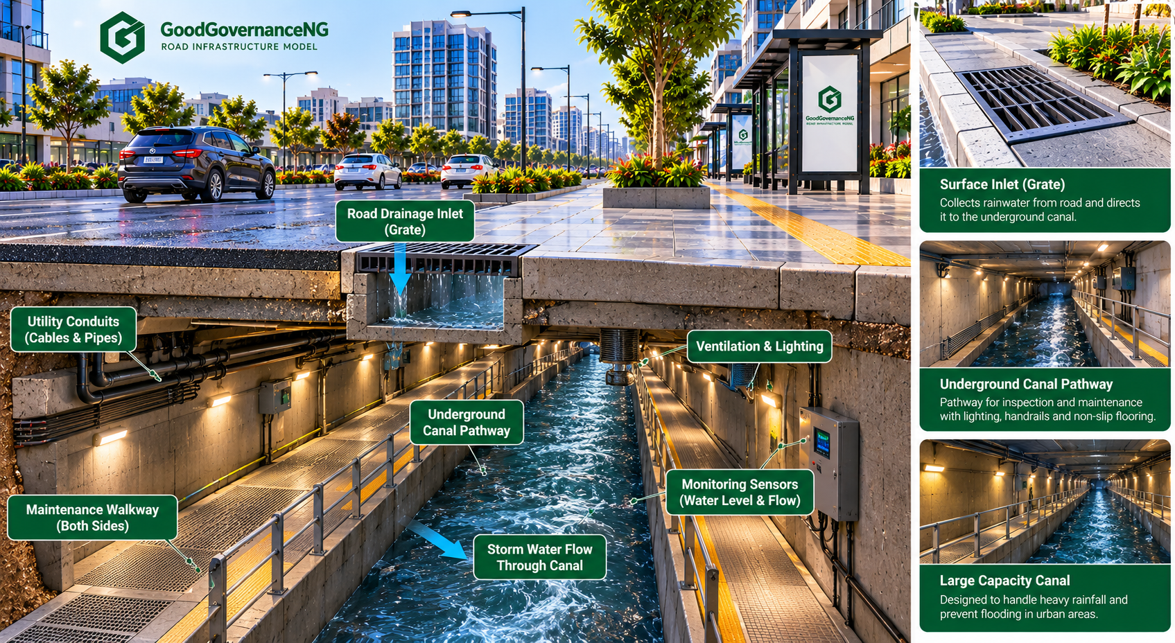 Underground Canal Model